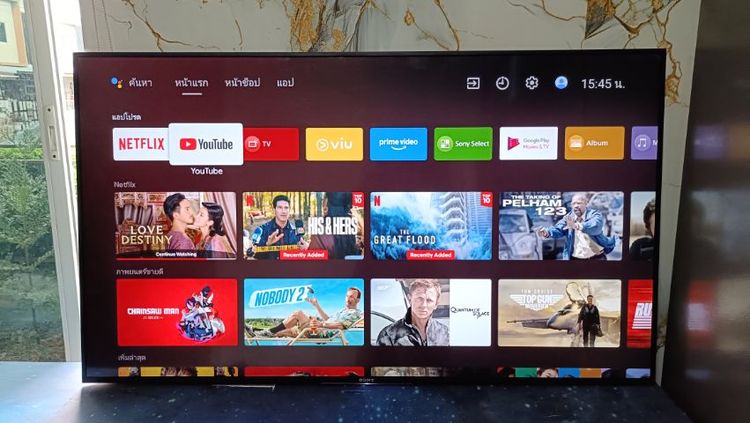 Sony Android TV 65 นิ้ว 4k HDR