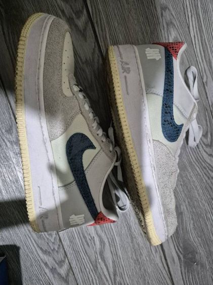 รองเท้าผ้าใบ ขาว ผ้าใบ UK 5 | EU 38 | US 6.5 รองเท้า Nike รุ่น Nike X Undefeated Air Force 1 Low "5 On It" Sneakers - White

