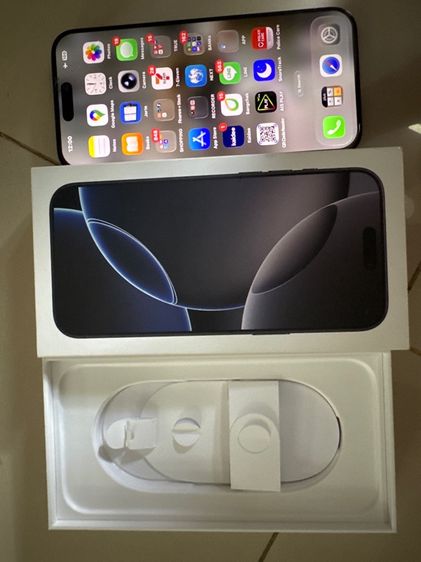 iPhone 16 ProMax 256 GB สภาพสวย จอปกติ สุขภาพ Battery ยกกล่อง มีประกัน ศูนย์ไทยได้ ใส่ได้ 2 ซิม รูปที่ 4