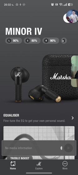 หูฟัง MarShall IV EQ ลูกเล่น สภาพสวย รูปที่ 4