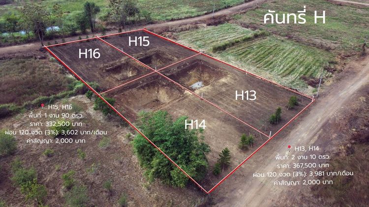  ที่ดินผ่อนง่าย ผ่อนได้ทุกอาชีพ ไม่ต้องมีดาวน์ รูปที่ 2