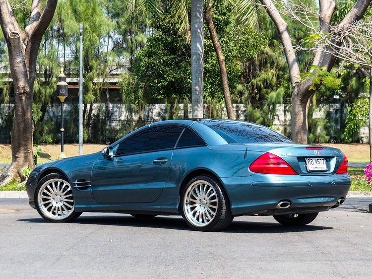 Mercedes-Benz SL-Class 2003 SL500 Sedan เบนซิน ไม่ติดแก๊ส เกียร์อัตโนมัติ เขียว รูปที่ 3