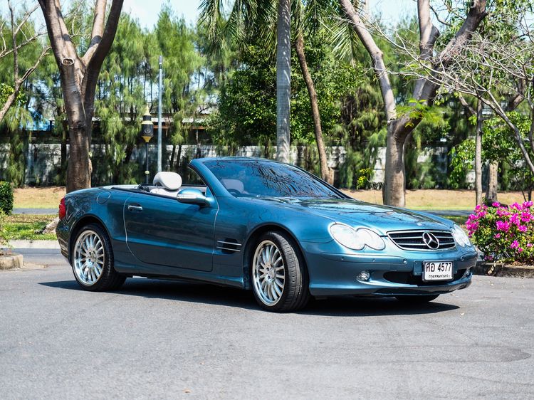 Mercedes-Benz SL-Class 2003 SL500 Sedan เบนซิน ไม่ติดแก๊ส เกียร์อัตโนมัติ เขียว รูปที่ 4