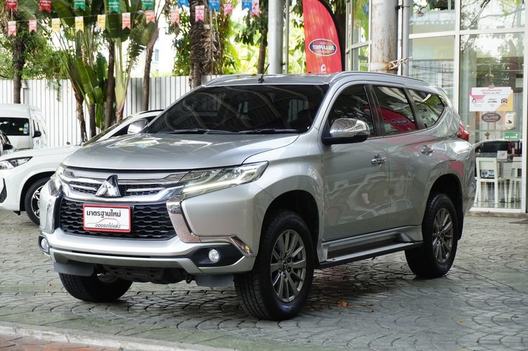 Mitsubishi Pajero Sport 2016 2.4 GT Premium 2WD Utility-car ดีเซล ไม่ติดแก๊ส เกียร์อัตโนมัติ เทา