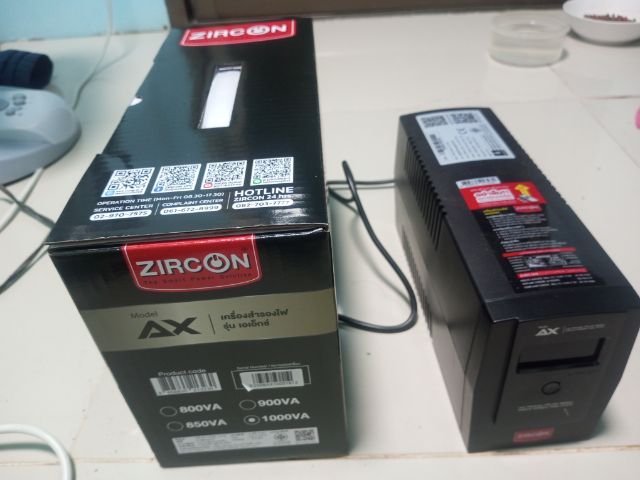 ZIRCON AX 1000VA 550W UPS รูปที่ 4