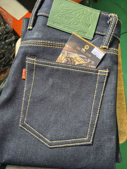 กางเกงยีนส์ผู้ชาย ผ้าดิบ18ออนซ์ แบรนด์Hard jeans (แบรนด์ไทยทำ) รูปที่ 7
