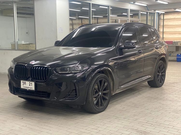 BMW X3 2022 2.0 xDrive20d Highline 4WD Utility-car ดีเซล ไม่ติดแก๊ส เกียร์อัตโนมัติ ดำ รูปที่ 2