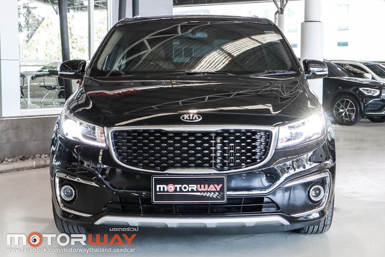 Kia Grand Carnival 2018 2.2 EX Sedan ดีเซล เกียร์อัตโนมัติ ดำ รูปที่ 3