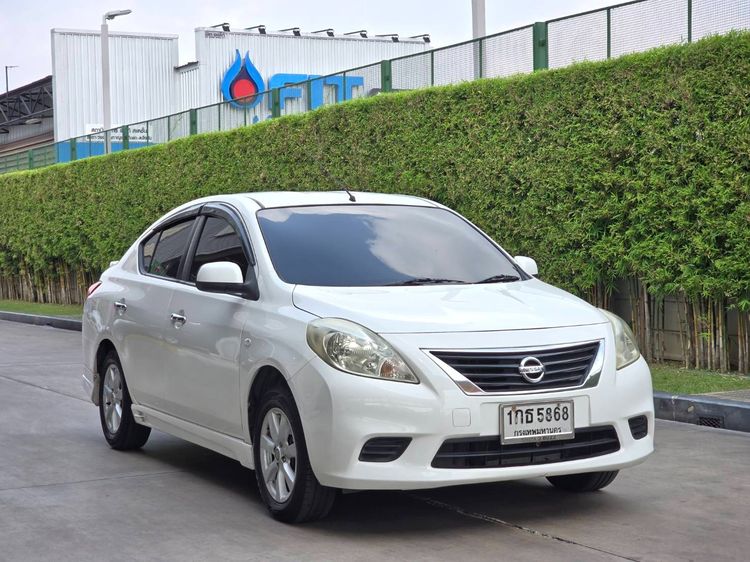 Nissan Almera 2012 1.2 V Sedan เบนซิน ไม่ติดแก๊ส เกียร์อัตโนมัติ ขาว รูปที่ 3