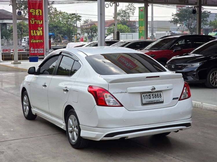Nissan Almera 2012 1.2 V Sedan เบนซิน ไม่ติดแก๊ส เกียร์อัตโนมัติ ขาว รูปที่ 4