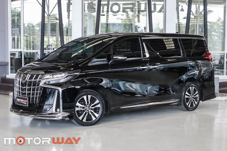 Toyota Alphard 2022 2.5 S C-Package Van เบนซิน เกียร์อัตโนมัติ ดำ