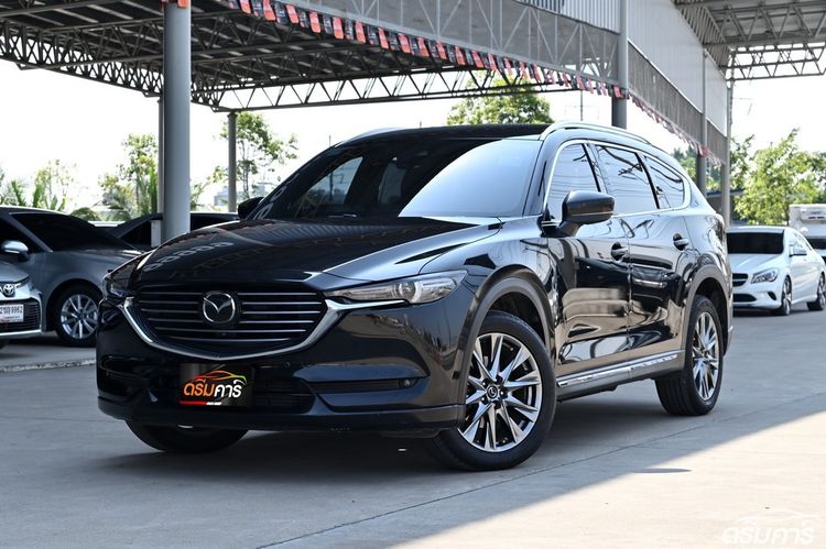 Mazda CX-8 2020 2.2 XDL Exclusive 4WD Utility-car ดีเซล ไม่ติดแก๊ส เกียร์อัตโนมัติ ดำ