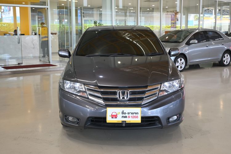 Honda City 2013 1.5 V Sedan เบนซิน ไม่ติดแก๊ส เกียร์อัตโนมัติ เทา รูปที่ 2