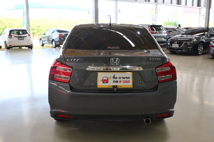 Honda City 2013 1.5 V Sedan เบนซิน ไม่ติดแก๊ส เกียร์อัตโนมัติ เทา รูปที่ 4