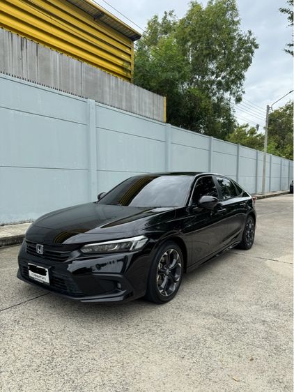 Honda Civic 2023 2.0 eHEV EL+ Sedan ไฮบริด ไม่ติดแก๊ส เกียร์อัตโนมัติ ดำ รูปที่ 2
