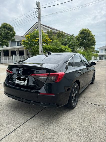 Honda Civic 2023 2.0 eHEV EL+ Sedan ไฮบริด ไม่ติดแก๊ส เกียร์อัตโนมัติ ดำ รูปที่ 4