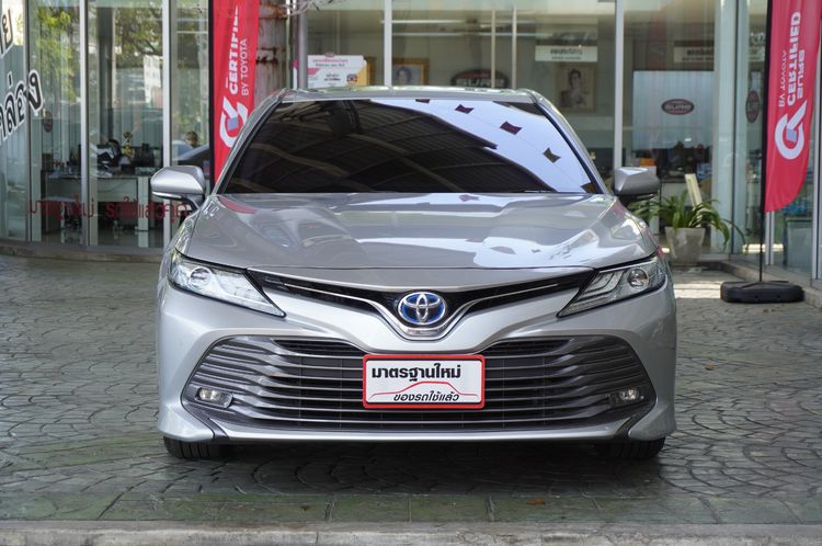 Toyota Camry 2019 2.5 HEV Premium Sedan ไฮบริด ไม่ติดแก๊ส เกียร์อัตโนมัติ เทา รูปที่ 3