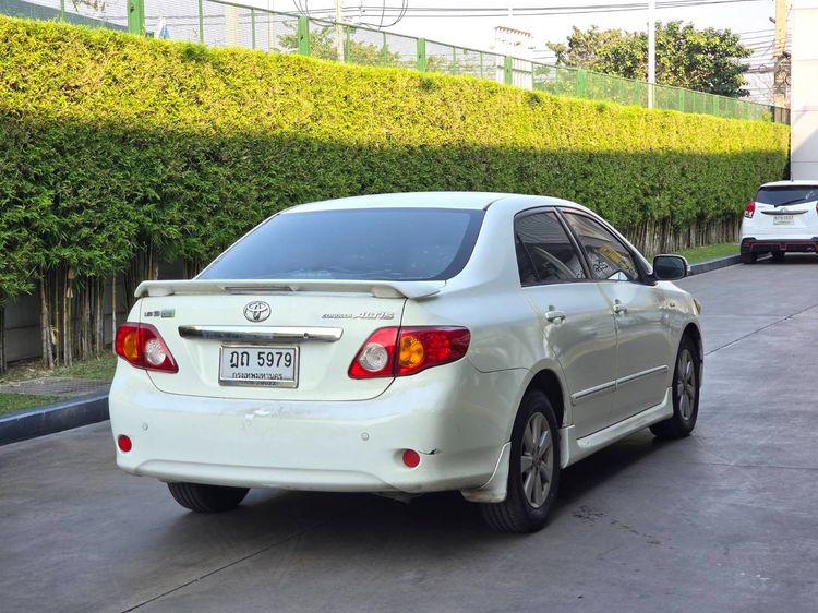 Toyota Altis 2010 1.6 E CNG Sedan เบนซิน NGV เกียร์อัตโนมัติ ขาว รูปที่ 4