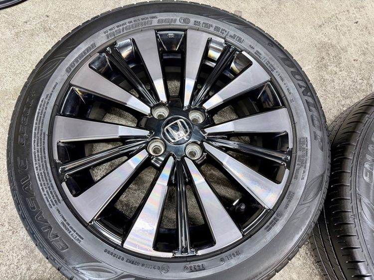 ล้อแม็ก HONDA CITY EHEV RS ขอบ 16”  ยาง DUNLOP 185-60R16 ปี 23 3 เส้น ปี 24 1 เส้น ดอกสวยพร้อมใช้งาน รูปที่ 7