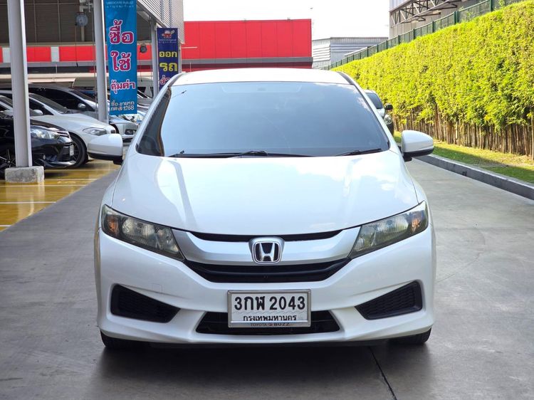 Honda City 2014 1.5 S Sedan เบนซิน ไม่ติดแก๊ส เกียร์อัตโนมัติ ขาว รูปที่ 2