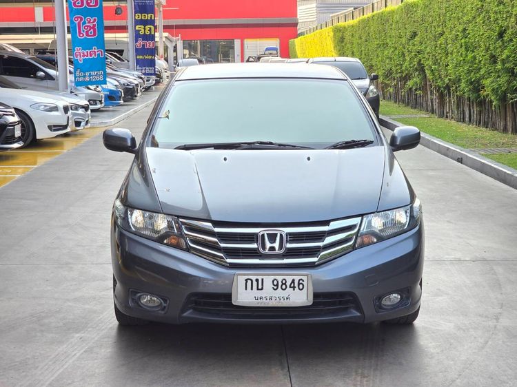 Honda City 2013 1.5 V Sedan เบนซิน ไม่ติดแก๊ส เกียร์อัตโนมัติ เทา รูปที่ 2