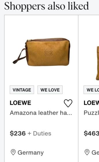 กระเป๋าครัช Loewe รูปที่ 3