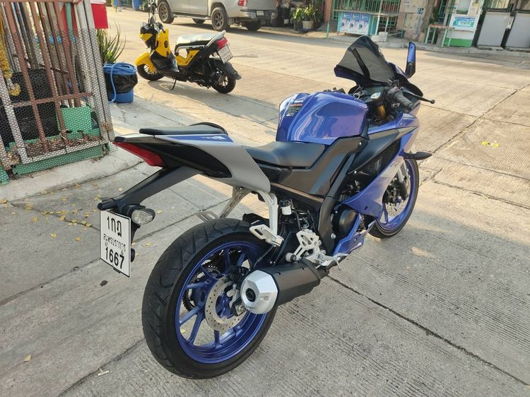 🛵ยังไงก็ขาย R15 ปี 64 เครื่องดี สีสวย สตาร์ทมือ เล่มชุดโอนครบ+เปลี่ยนถ่ายน้ำมันเครื่องฟรี ส่งฟรี30 ก.ม รูปที่ 7
