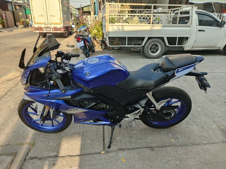 🛵ยังไงก็ขาย R15 ปี 64 เครื่องดี สีสวย สตาร์ทมือ เล่มชุดโอนครบ+เปลี่ยนถ่ายน้ำมันเครื่องฟรี ส่งฟรี30 ก.ม รูปที่ 2