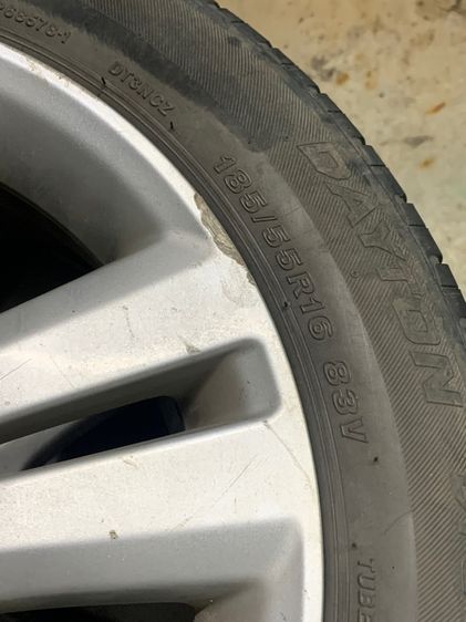 ล้อแม๊ก 4 รู 100 ขนาด 16 ใส่ honda jazz พร้อมยาง รูปที่ 5