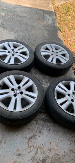 ล้อแม๊ก 4 รู 100 ขนาด 16 ใส่ honda jazz พร้อมยาง รูปที่ 3