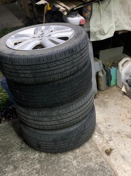 ล้อแม๊ก 4 รู 100 ขนาด 16 ใส่ honda jazz พร้อมยาง รูปที่ 2