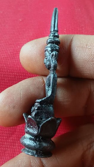 พระหล่อโบราณศิลปะอยุธยา เนื้อชินเงิน ตามภาพ รูปที่ 4