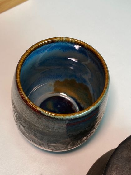 Dripper ดริปเปอร์ เซรามิก + แก้วเซรามิก งานไทย รูปที่ 6