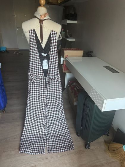 Lyn Around Jumpsuit Scotch สีแดง รูปที่ 2