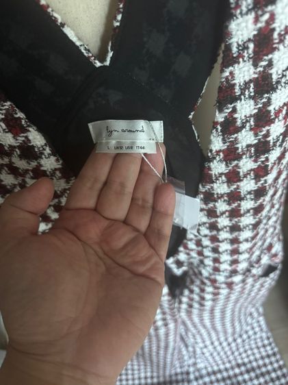 Lyn Around Jumpsuit Scotch สีแดง รูปที่ 4