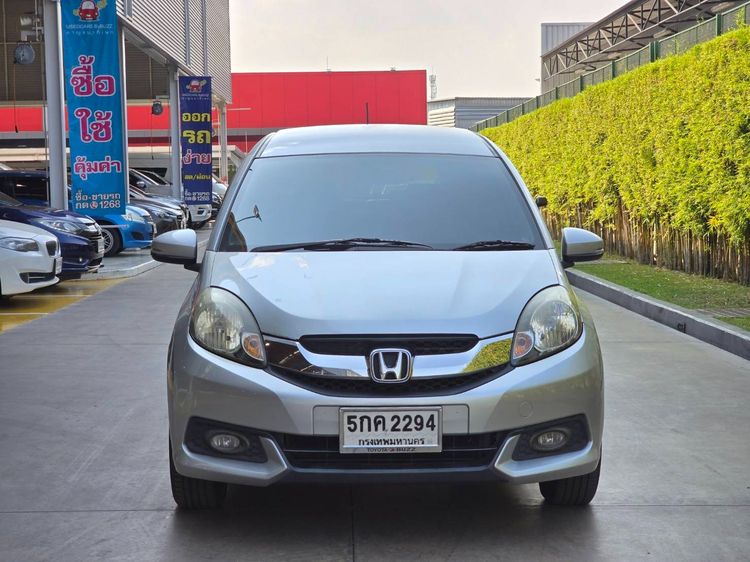 Honda Mobilio 2015 1.5 V Utility-car เบนซิน ไม่ติดแก๊ส เกียร์อัตโนมัติ บรอนซ์เงิน รูปที่ 2