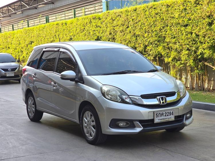 Honda Mobilio 2015 1.5 V Utility-car เบนซิน ไม่ติดแก๊ส เกียร์อัตโนมัติ บรอนซ์เงิน รูปที่ 3