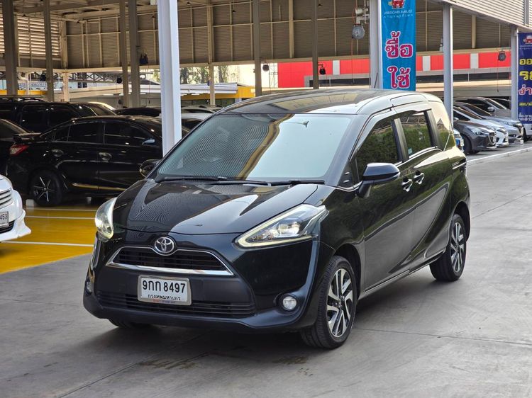 Toyota Sienta 2019 1.5 V Utility-car เบนซิน ไม่ติดแก๊ส เกียร์อัตโนมัติ ดำ