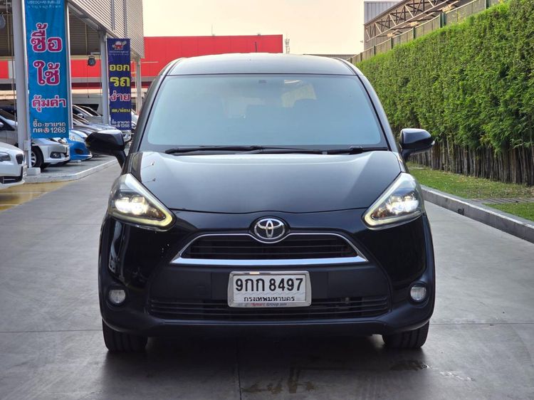 Toyota Sienta 2019 1.5 V Utility-car เบนซิน ไม่ติดแก๊ส เกียร์อัตโนมัติ ดำ รูปที่ 2