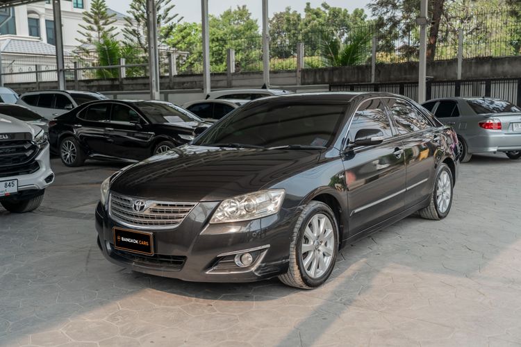Toyota Camry 2008 2.4 V Sedan เบนซิน ไม่ติดแก๊ส เกียร์อัตโนมัติ ดำ รูปที่ 3