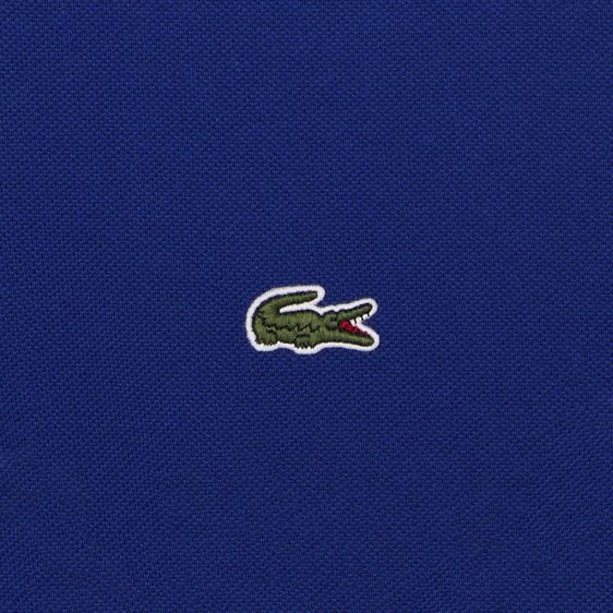 Lacoste Original Petit Piqu Cotton Polo Shirt Blue รูปที่ 4