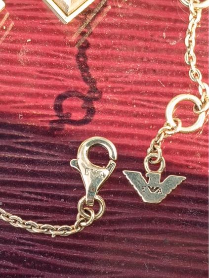 📌 Emporio Armani เงินแท้หุ้มทอง 9K รูปที่ 6