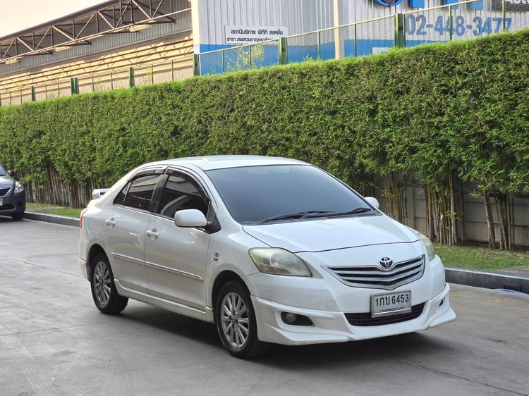 Toyota Vios 2012 1.5 E Sedan เบนซิน ไม่ติดแก๊ส เกียร์อัตโนมัติ ขาว รูปที่ 3
