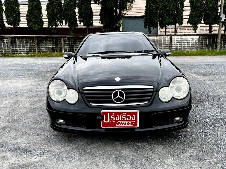 Mercedes-Benz C-Class 2004 C230 Kompressor Sedan เบนซิน ไม่ติดแก๊ส เกียร์อัตโนมัติ ดำ รูปที่ 2