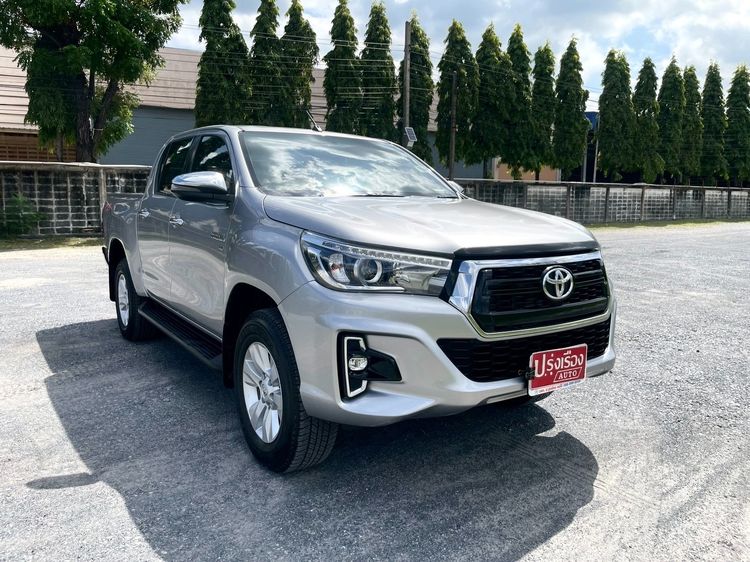 Toyota Hilux Revo 2019 2.8 G 4WD Pickup ดีเซล ไม่ติดแก๊ส เกียร์ธรรมดา เทา รูปที่ 3