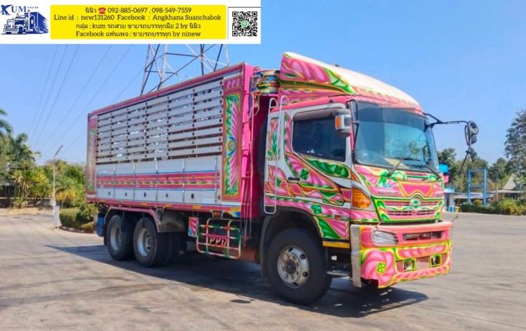 แม่เดี่ยวเกษตรเต็มรูปแบบคอกปิเนียม Hino 500 เครื่อง 344 แรง ปี 56 รูปที่ 6