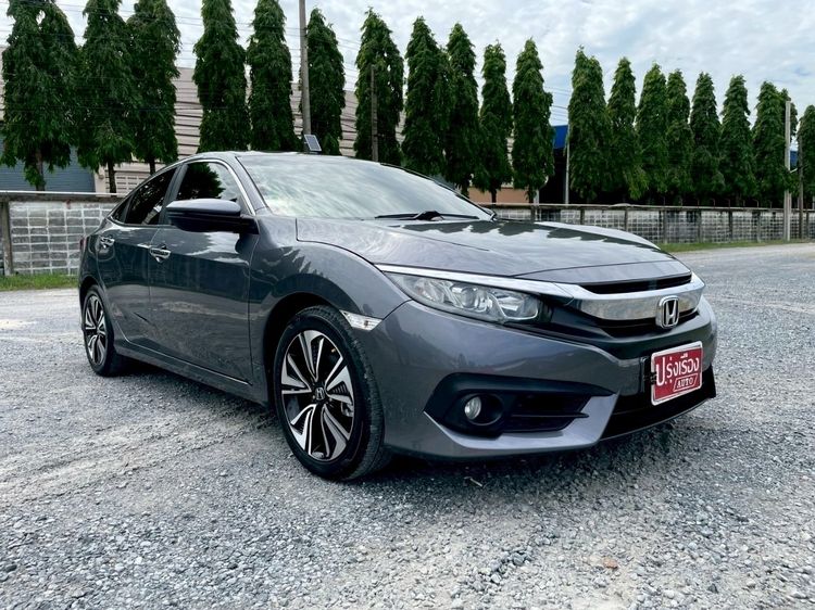 Honda Civic 2018 1.5 Turbo Sedan เบนซิน ไม่ติดแก๊ส เกียร์อัตโนมัติ เทา รูปที่ 3