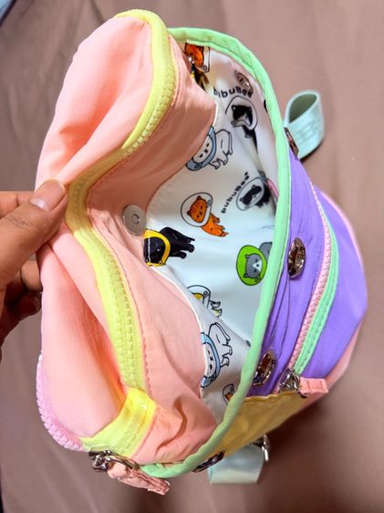 กระเป๋าเป้ สีพาสเทล mini รูปที่ 4