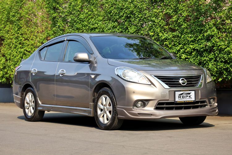 Nissan Almera 2013 1.2 VL Sedan เบนซิน ไม่ติดแก๊ส เกียร์อัตโนมัติ น้ำตาล รูปที่ 4