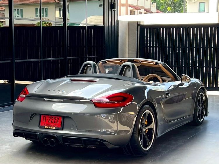 Porsche Boxster 2014 2.7 Sedan เบนซิน ไม่ติดแก๊ส เกียร์อัตโนมัติ เทา รูปที่ 4